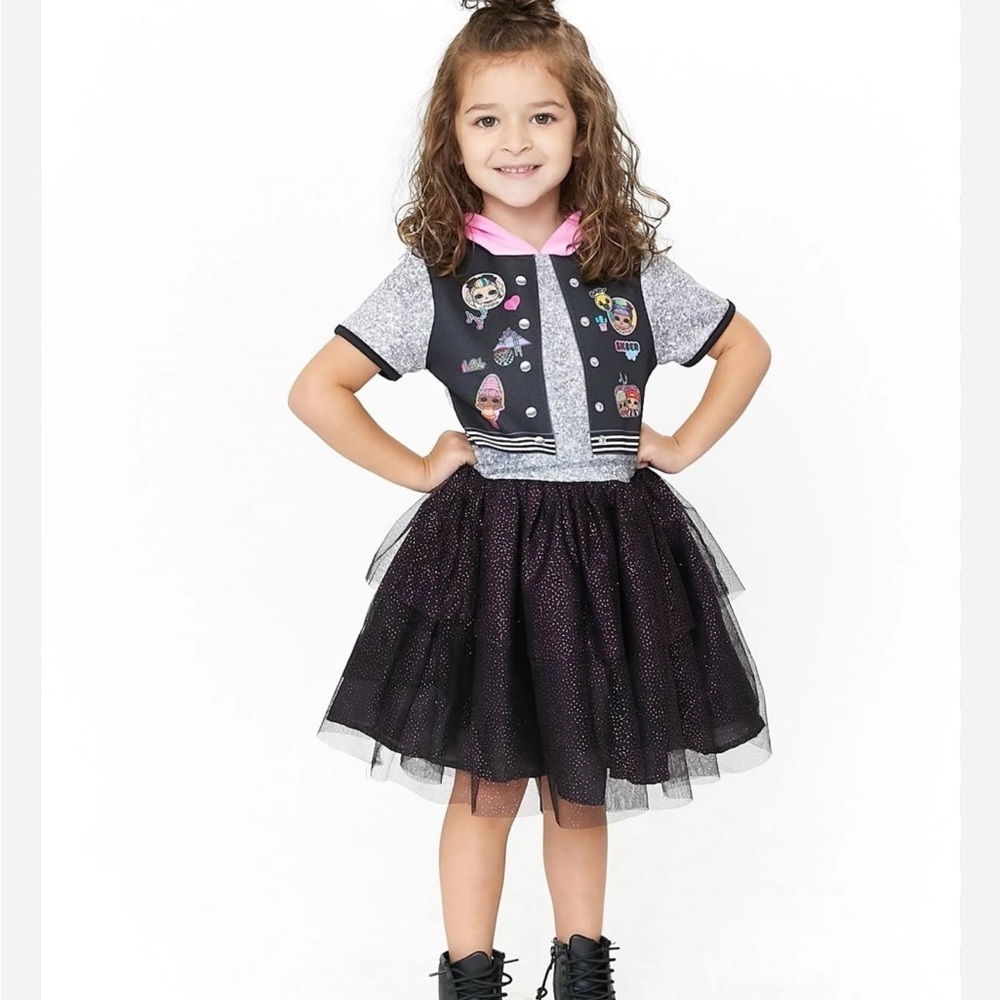 L.o.L. Surprise! Girls Cosplay Hooded Tutu Sz M (7-8) *A16
